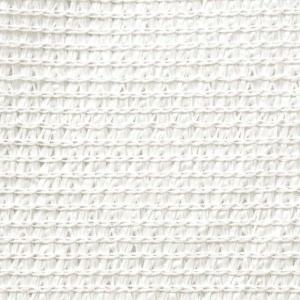 Pânză parasolar HDPE, dreptunghiulară, 2 x 4 m, alb - Img 2