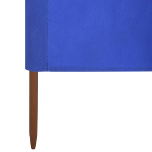 Paravan anti-vânt cu 6 panouri, azur, 800 x 120 cm, textil - Img 6