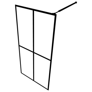 Paravan de duș walk-in, 80 x 195 cm, sticlă securizată - Img 5