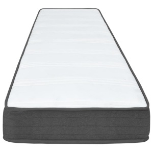 Pat continental, gri inchis, 90x200 cm, material textil - Img 9