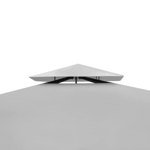 Pavilion cu acoperiș, alb-crem, 3 x 4 m - Img 3