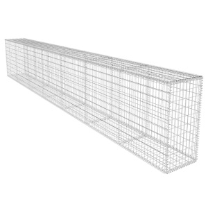 Perete gabion cu capac, 600 x 50 x 100 cm, oțel galvanizat - Img 2