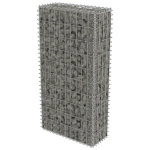Perete gabion cu capace, 50 x 20 x 100 cm, oțel galvanizat - Img 3