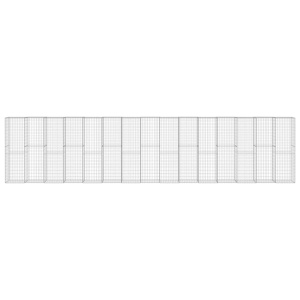 Perete gabion cu capace, 900 x 50 x 200 cm, oțel galvanizat - Img 3