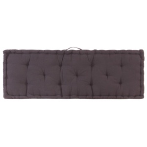 Pernă podea canapea din paleți antracit 120 x 40 x 7 cm bumbac - Img 7