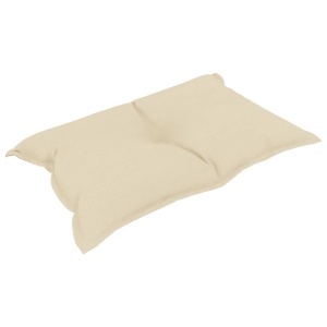 Perne de canapea din paleți, 3 buc., crem, material textil - Img 11