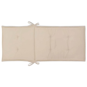 Perne scaun de grădină, 4 buc, crem, 120x50x3 cm - Img 6