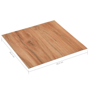 Plăci de pardoseală autoadezive, lemn deschis, 5,11 m², PVC - Img 5