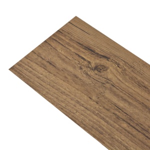 Plăci de pardoseală autoadezive, nuc maro, 5,02 m², 2 mm, PVC - Img 5