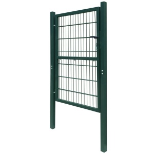 Poartă 2D pentru gard (simplă) 106 x 210 cm, verde - Img 3