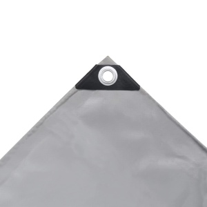 Prelată 650 g/m² 4 x 7 m Gri - Img 3