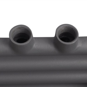Radiator port-prosop incălzire centrală baie, drept, 600x1160 mm, gri - Img 6