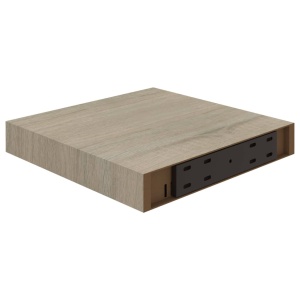 Raft de perete suspendat, stejar, 23x23,5x3,8 cm, MDF - Img 5