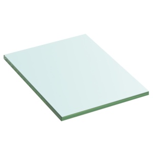 Rafturi, 2 buc., 20 x 15 cm, panouri sticlă transparentă - Img 2