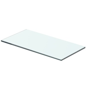 Rafturi, 2 buc., 40 x 15 cm, panouri sticlă transparentă - Img 2