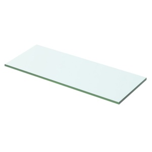 Rafturi, 2 buc., 50 x 15 cm, panouri sticlă transparentă - Img 2