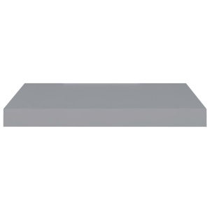 Rafturi de perete suspendate, 4 buc., gri, 50x23x3,8 cm, MDF - Img 8