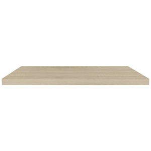 Rafturi de perete suspendate 4 buc. stejar, 90x23,5x3,8 cm, MDF - Img 8