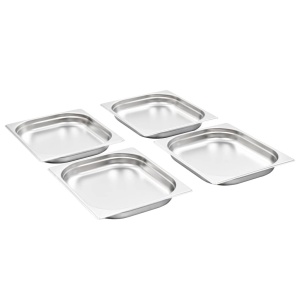 Recipiente Gastronorm 8 buc. GN 1/2 40 mm oțel inoxidabil - Img 2