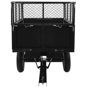 Remorcă basculantă tractor de tuns gazon, incărcătură 300 kg - Img 2