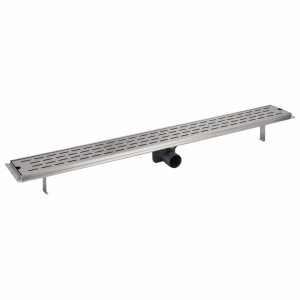 Rigolă duș liniară, model linie, oțel inoxidabil, 1030 x 140 mm - Img 4