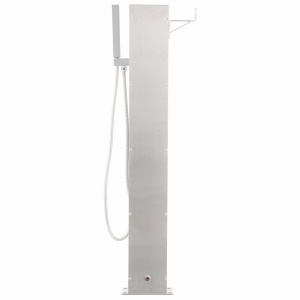 Robinet de duș pentru grădină, 110 cm, oțel inoxidabil - Img 8