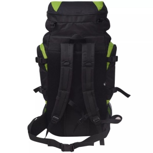 Rucsac pentru drumeții XXL 75 L, Negru și verde - Img 7