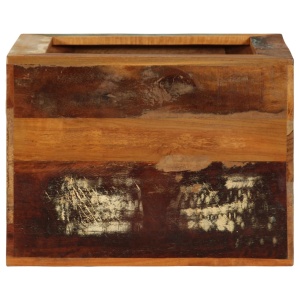 Scaun, 40x30x40 cm, lemn masiv reciclat - Img 4