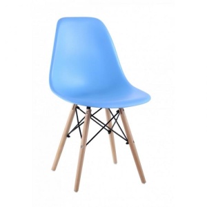 Scaun living Moon albastru deschis