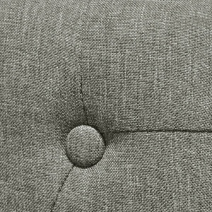 Scaune de bucătărie, 2 buc., gri deschis, material textil - Img 2