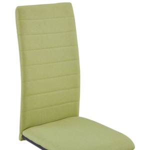 Scaune de bucătărie consolă, 2 buc., verde, textil - Img 6