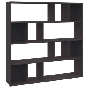 Separator cameră/Bibliotecă, gri, 110 x 24 x 110 cm, PAL - Img 6