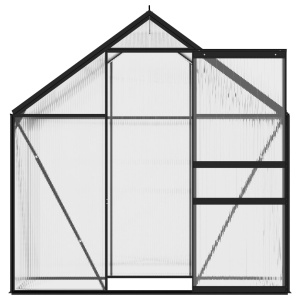Seră, antracit, 1,33 m² aluminiu - Img 4