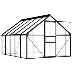 Seră, antracit, 5,89 m², aluminiu - Img 2