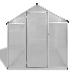 Seră din aluminiu ranforsat cu cadru la bază, 4,6 m² - Img 3