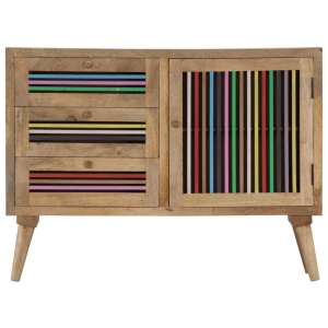 Servantă, 100x30x75 cm, lemn masiv de mango - Img 2