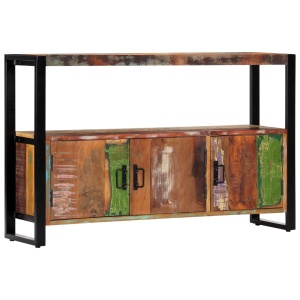 Servantă, 120 x 30 x 75 cm, lemn masiv reciclat - Img 9