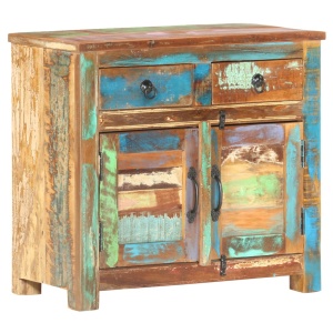 Servantă, 70 x 35 x 65 cm, lemn masiv reciclat - Img 12