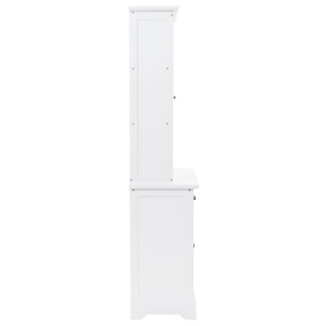 Servantă galeză cu 4 uși, 80 x 40 x 180 cm, MDF și lemn de pin - Img 8