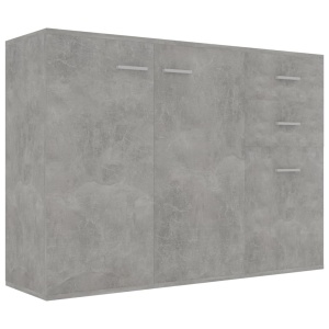 Servantă, gri beton, 105 x 30 x 75 cm, PAL - Img 2