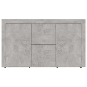 Servantă, gri beton, 120 x 36 x 69 cm, PAL - Img 5