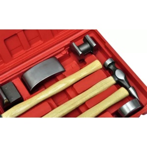 Set ciocane și nicovală de indreptat caroserie auto, 7 piese - Img 2