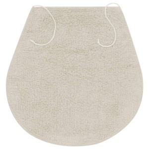 Set covorașe baie, 3 piese, alb, textil - Img 4