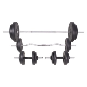 Set de haltere și gantere 90 kg - Img 3
