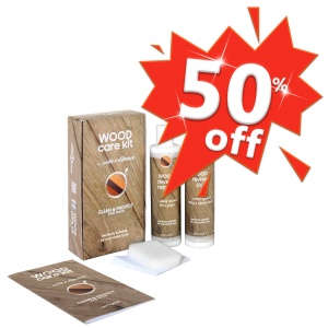 Set de ingrijire a lemnului, CARE KIT, 2 x 250 ml