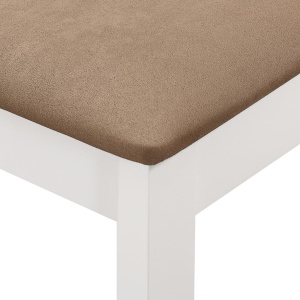 Set de mobilier de bucătărie, 5 piese, alb, MDF - Img 9