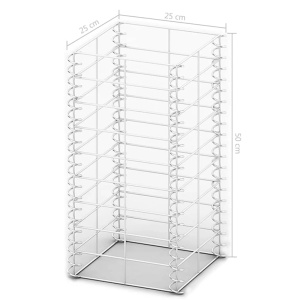 Set gabioane, 3 buc., sârmă galvanizată, 25 x 25 x 50 cm - Img 4