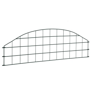 Set gard de iaz arcuit, verde, 77,3 x 26 cm - Img 3
