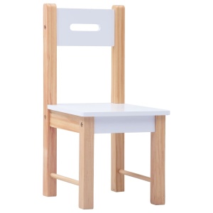 Set masă cu scaune pentru copii cu tablă, 3 piese, negru și alb - Img 11