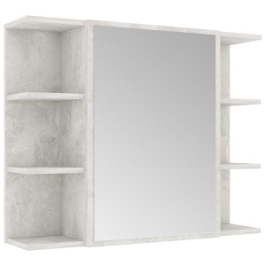 Set mobilier baie, 3 piece, gri beton, PAL - Img 11